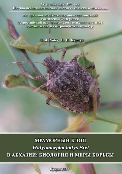 Мраморный клоп Halyomorpha halys Stål в Абхазии: биология и меры борьбы